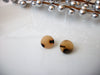 Minimalist Tortoiseshell Small Stud Earrings, Tortoise Shell Earrings, Acetate Earrings, Tortoise Earrings, Resin Stud Earrings S30B