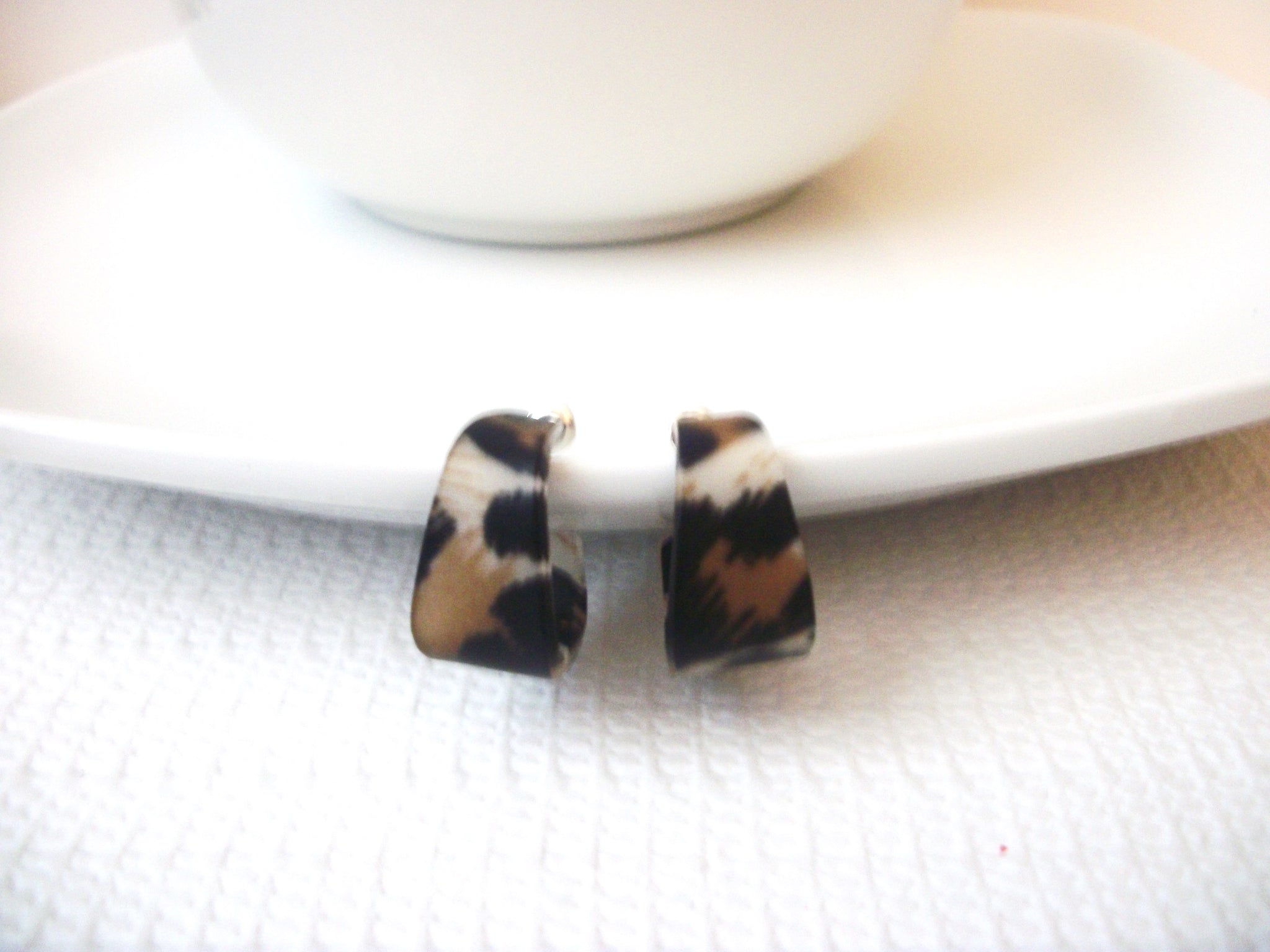 Klara Leopard Tortoise Earrings, Tortoise Shell Earrings, Tortoise Statement Earrings, Acetate Earrings, Lightweight Resin Earrings S32
