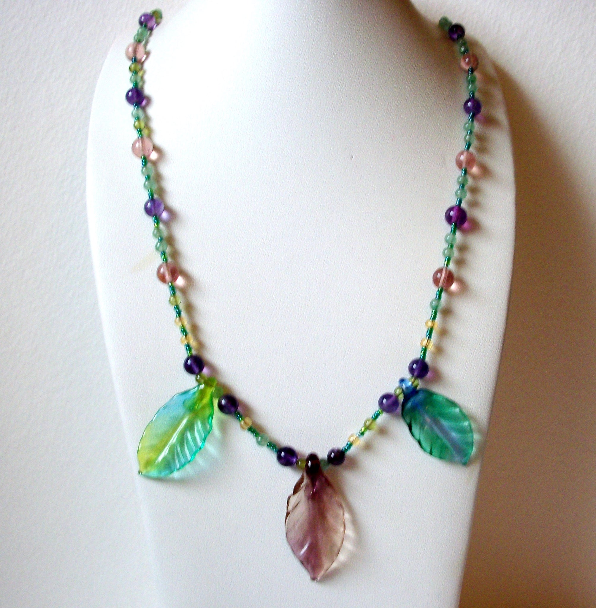 Hand Made Czech Glass Necklace 102820