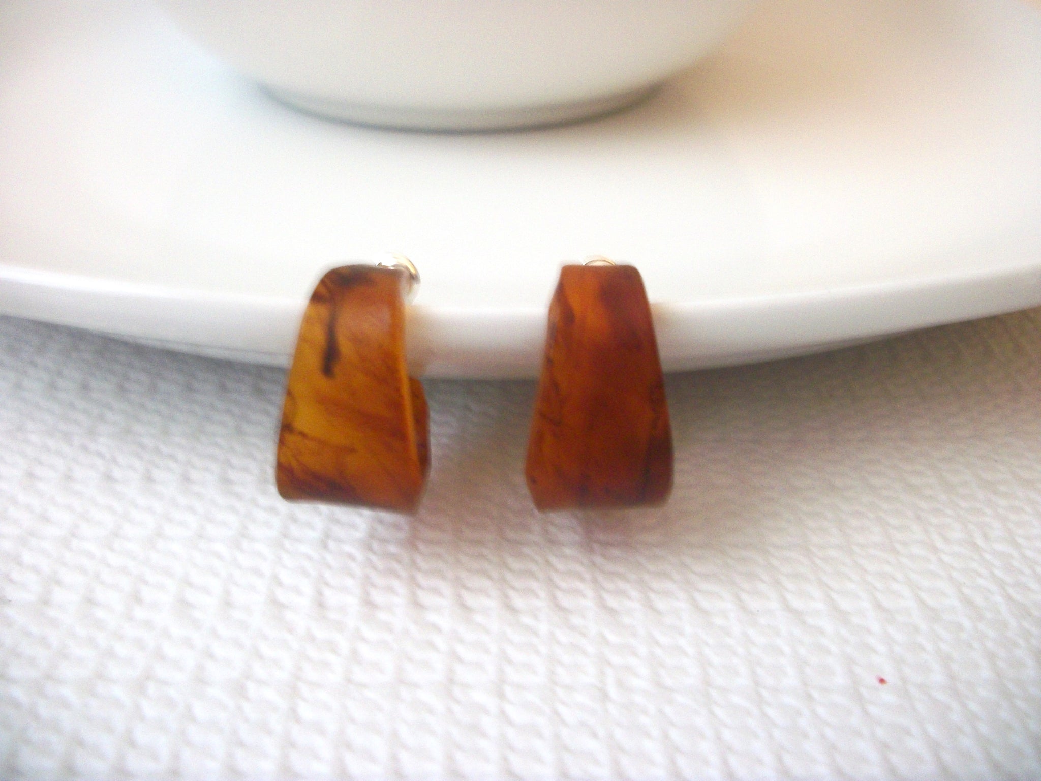 Klara Amber Tortoise Earrings, Tortoise Shell Earrings, Tortoise Statement Earrings, Acetate Earrings, Lightweight Resin Earrings S32