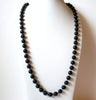 Retro Black Beaded Necklace 102820