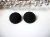 Susan Black Spider Round Dome Earrings, Acetate Earrings, Resin Earrings, Acrylic, Statement Earrings S14A