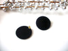 Susan Black Spider Round Dome Earrings, Acetate Earrings, Resin Earrings, Acrylic, Statement Earrings S14A