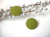 Susan Olive Round Dome Earrings, Acetate Earrings, Resin Earrings, Acrylic, Statement Earrings S14A