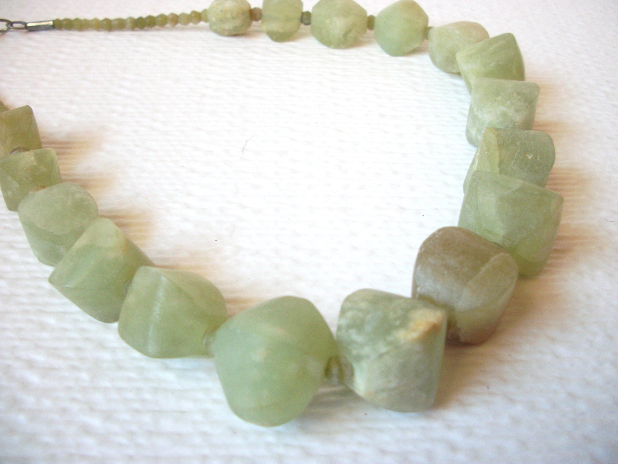 Natural Fluorite Beads Necklace 102920