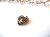 Vintage Murano Glass Puff Heart Pendant 103020