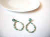 Bohemian Sage Green Dangle Earrings 103020