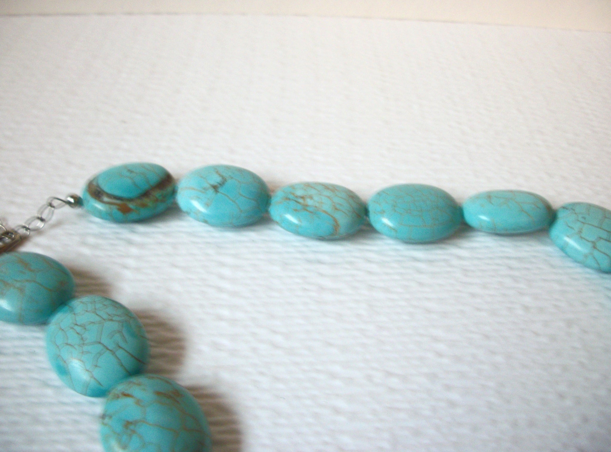Vintage Southwestern Turquoise Stones Necklace 103020