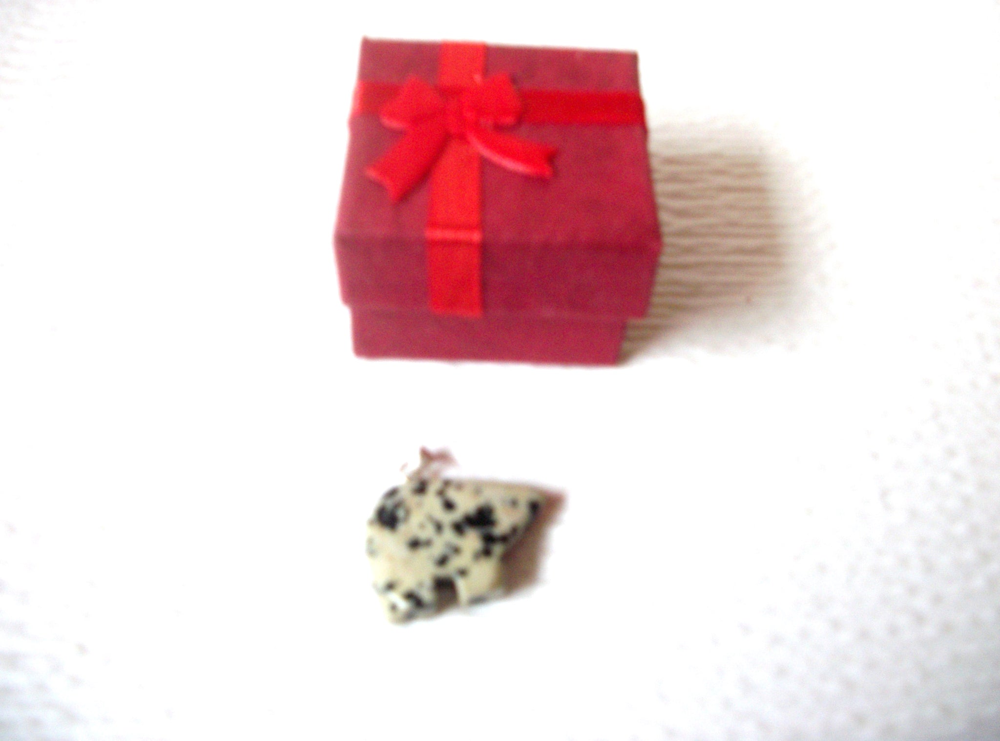 Native American Zuni Bear Dalmatian Jasper Pendant 110120