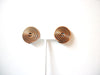 Vintage Copper Snail Earrings 110420