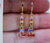 Wedding Colorful Cubic Zircon  Wedding Earrings 112216  h