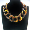 Kylie Tortoise Shell Chunky Links Necklace 41020