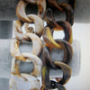 Tortoise Shell Marbleized Chunky Necklace 41020