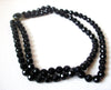 Vintage 1950 Black Necklace 110320