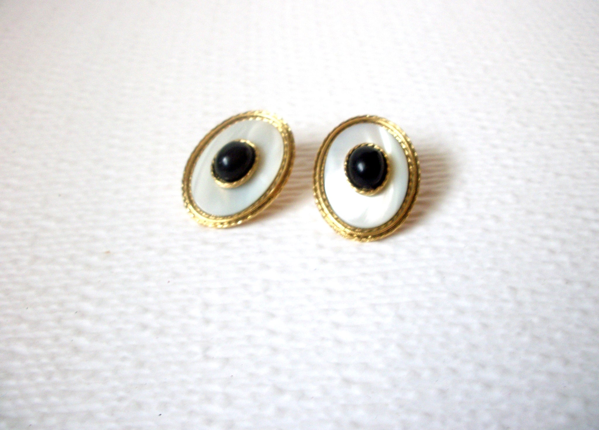 Vintage Mother Of Pearl Earrings 110320