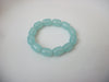 Natural Blue Chalcedony Gemstone Faceted Chalcedony Stone Genuine Chalcedony Stretch Bracelet 112916
