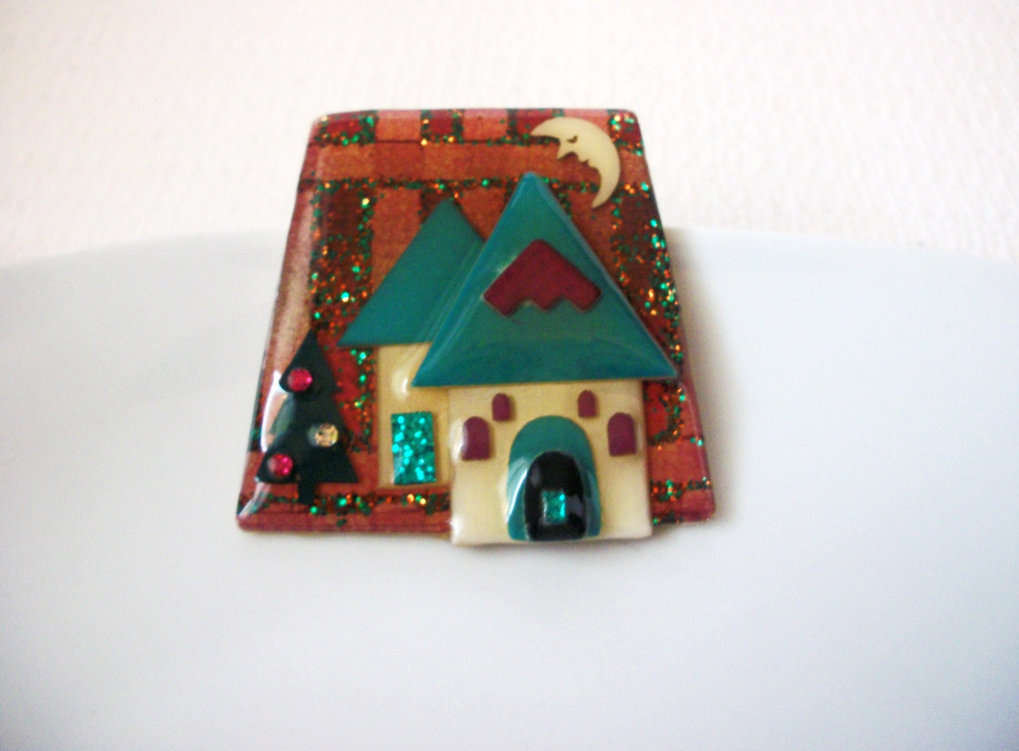 Lucinda House Pins Christmas Glitter Calm Night 72116A