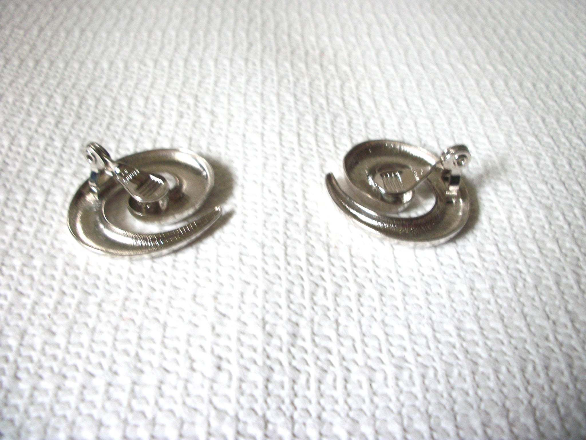 Vintage Monet Designer Snail Earrings 41320