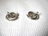 Vintage Monet Designer Snail Earrings 41320
