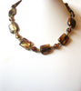 Vintage Dichroic Glass Necklace 110520