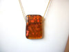 Vintage NAPIER Dichroic Glass Necklace 110520