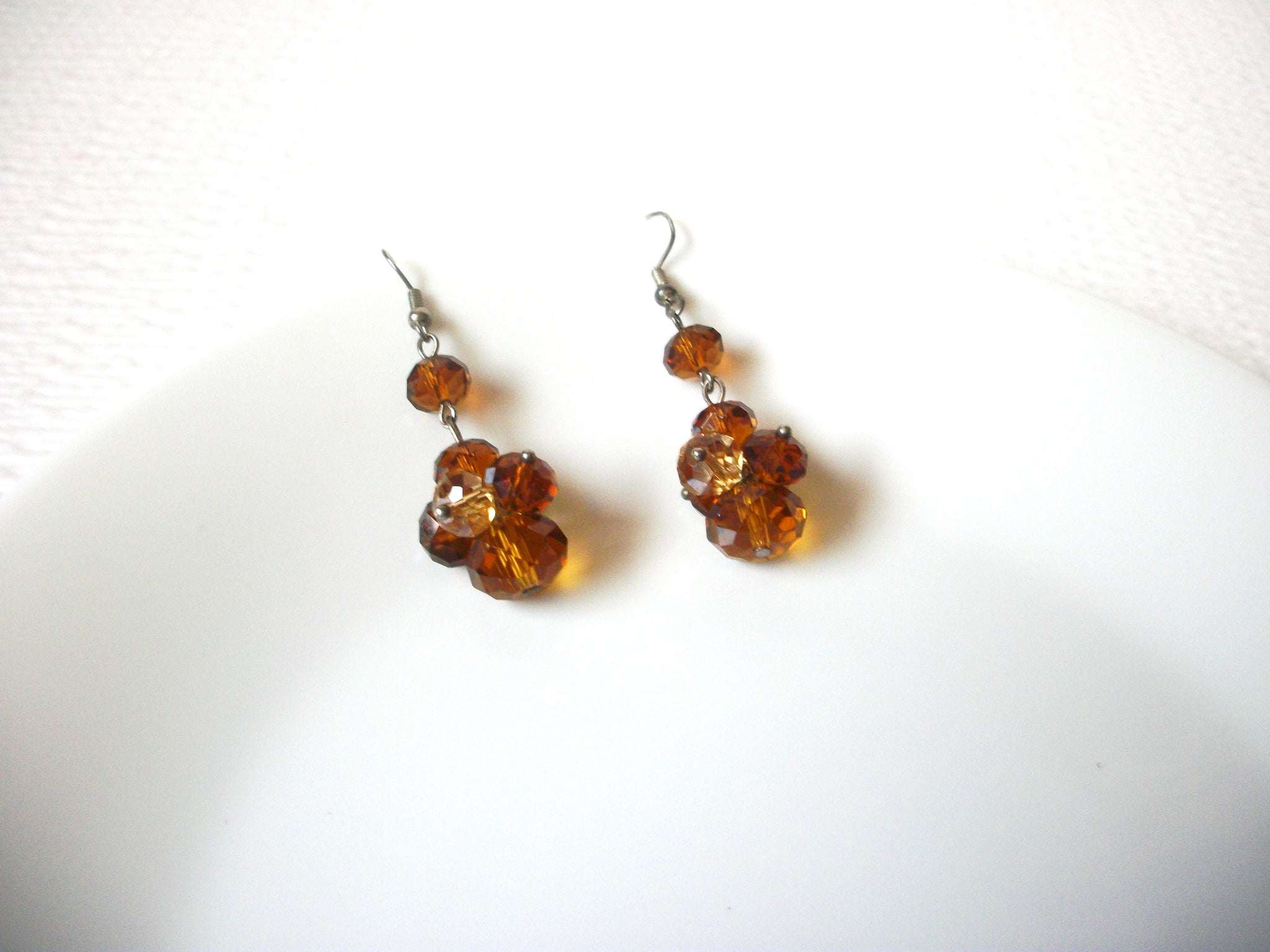 Topaz Czech Glass Earrings 110520
