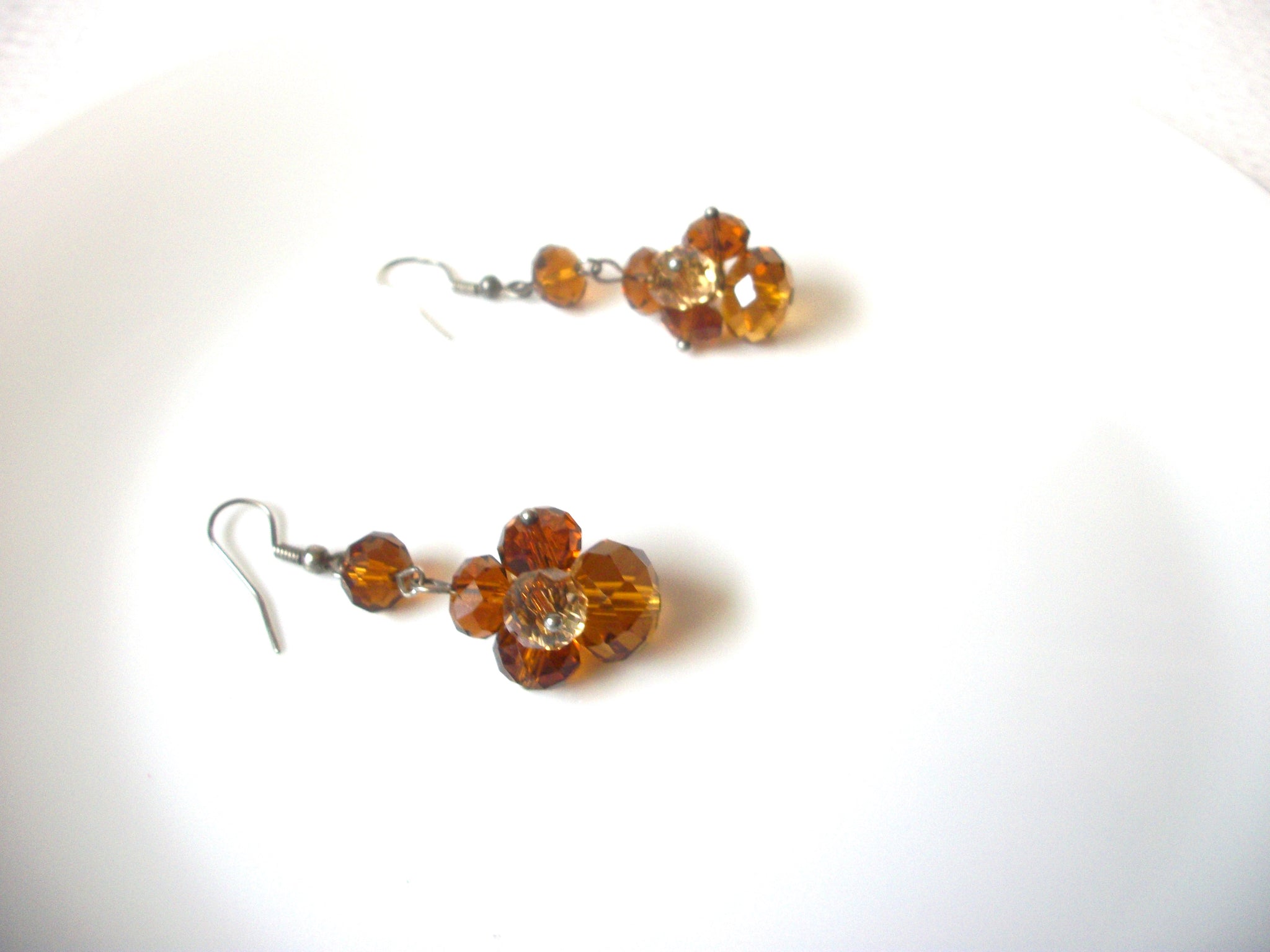 Topaz Czech Glass Earrings 110520