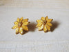 Vintage Poinsettia Earrings 41320