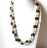 Vintage Lucite Faux Pearls Necklace 110720