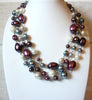 Vintage Glass Beads Necklace 41520
