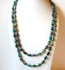 Vintage Lucite Beads Necklace 110720
