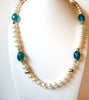 Vintage Faux Pearl Necklace 110720