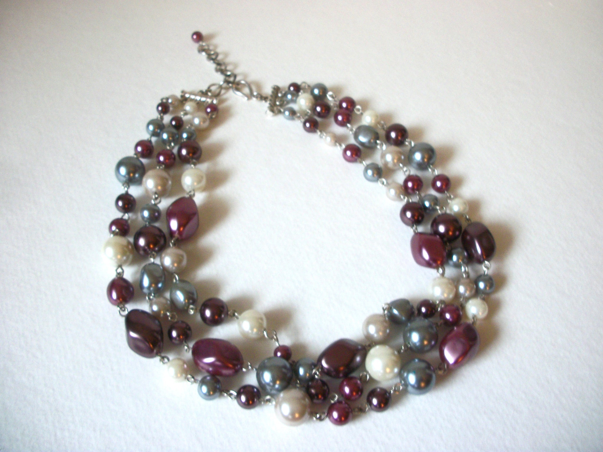 Vintage Glass Beads Necklace 41520