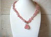Pink Quartz Vintage Necklace 41520