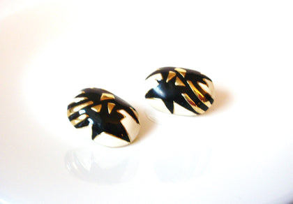 Vintage Oval MONET Earrings 110920