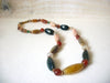 Vintage AGATE Stones Necklace 41720
