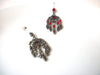 Victorian Ruby Rhinestones Earrings 72116B