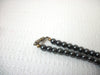 Vintage Hematite Blue Tiger Eye Necklace 72116D