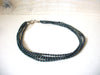 Vintage Dark Green Necklace 41720