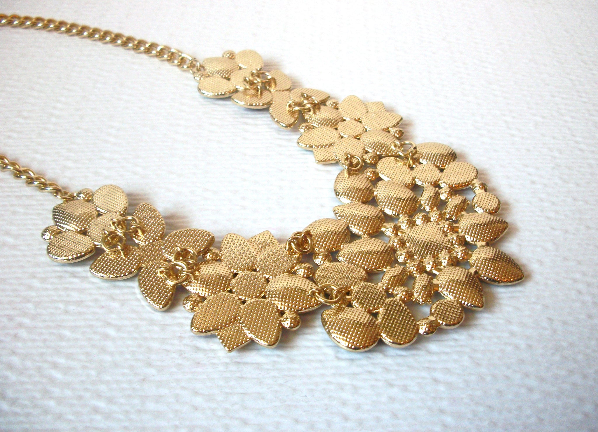 Retro Rhinestones Statement Necklace 110920