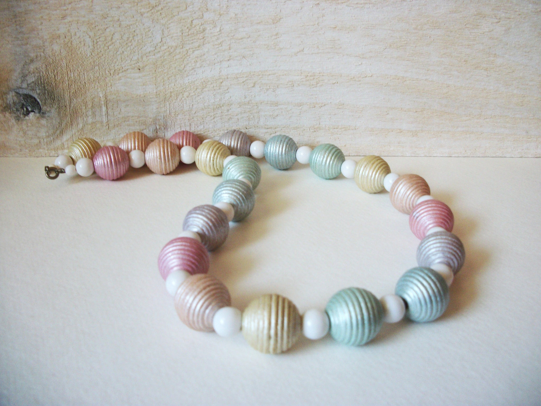 Retro Pastel Color Necklace 41820