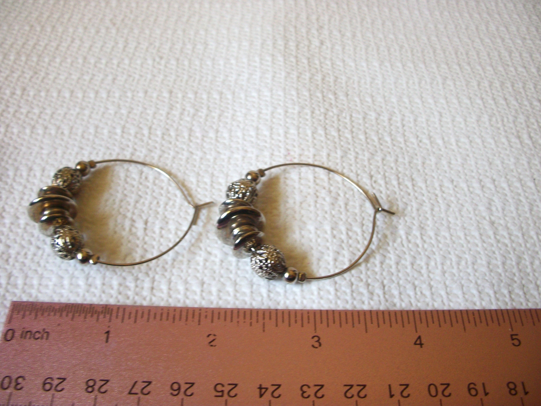 Bohemian Silver Ball Earrings 42520