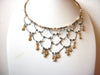 Vintage Glass Beaded Choker Necklace 111020
