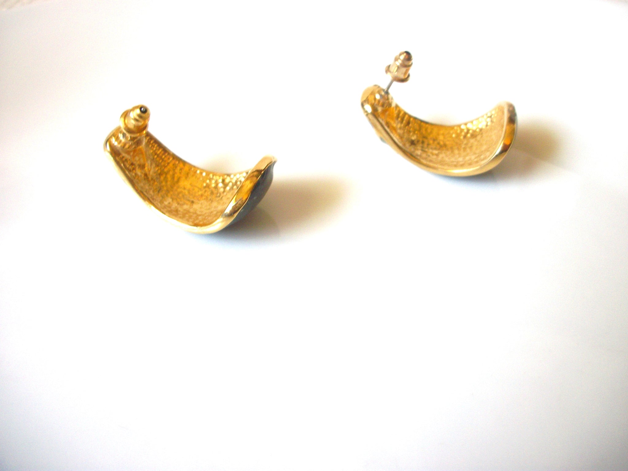 Retro Sage Gold Earrings 42520