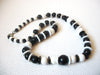 Retro Black White Necklace 111020