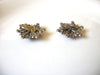 Vintage Pink Rhinestones Earrings 42520