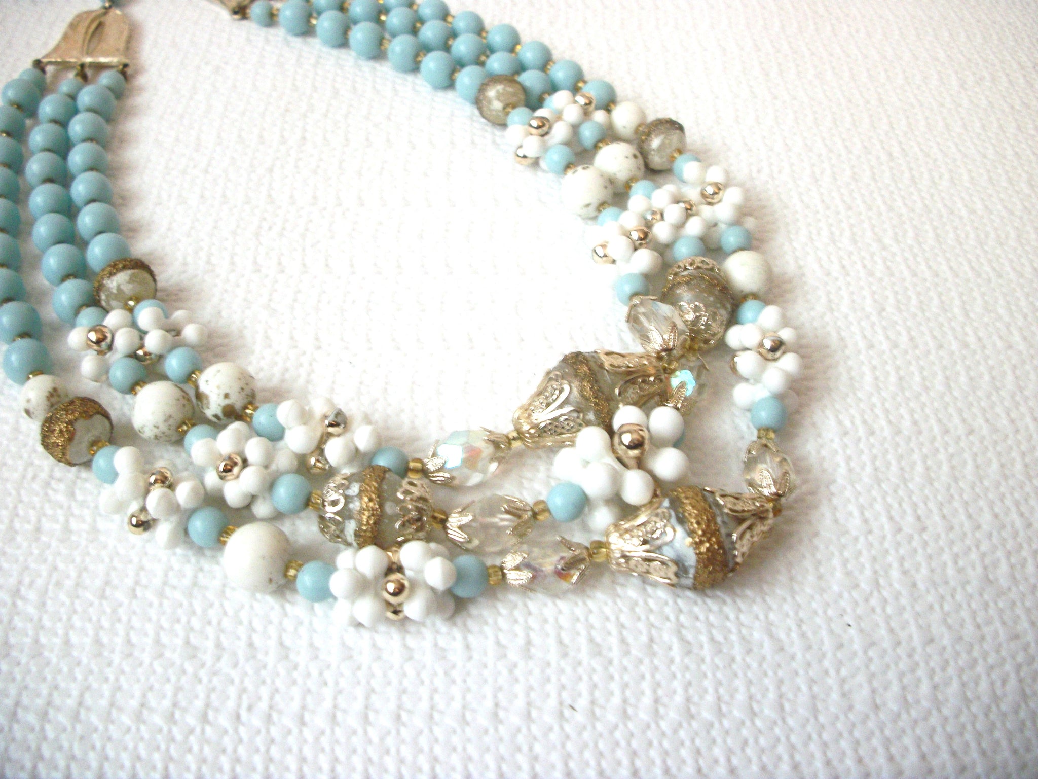 Vintage 50s JAPAN Stamped Necklace 82117