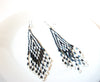 Bohemian Long Glass Earrings 111120