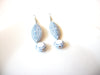 Bohemian Blue White Dangle Earrings 111120