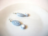 Bohemian Blue White Dangle Earrings 111120